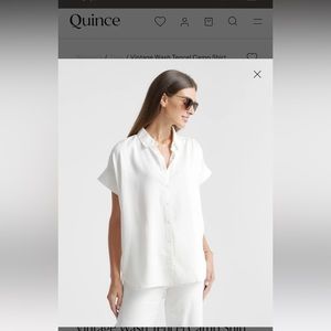 Quince Tencel Camp Shirt NWT